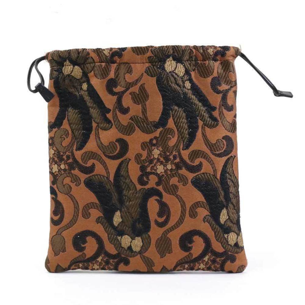 Prada Pouch Drawstring Acrylic Brown - image 3